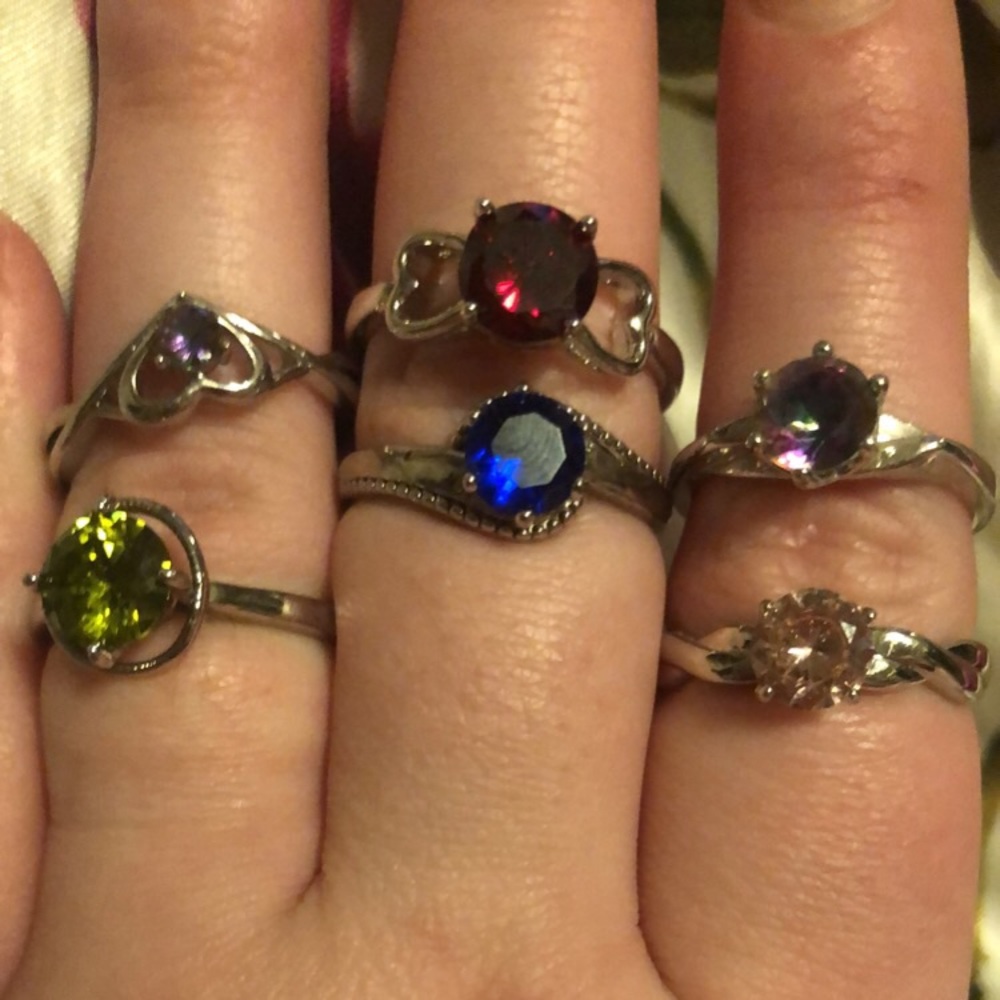 💍🌸 BEAUTIFUL STERLING RINGS 🌸💍